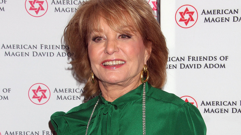 Barbara Walters smiling