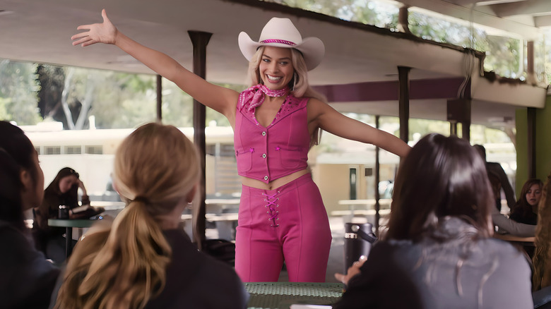 Barbie striking a pose in cowgirl outfit