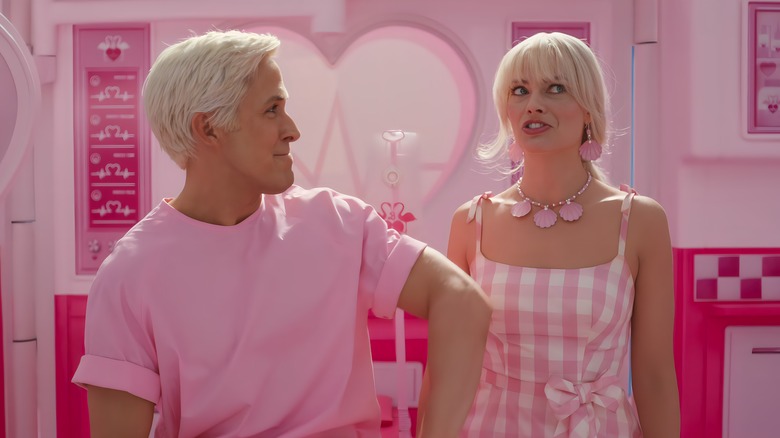 Barbie and Ken talking