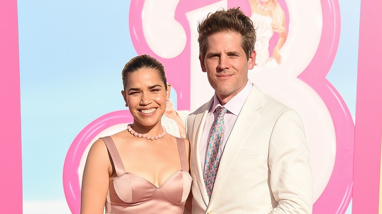 America Ferrera and Ryan Piers Williams smiling