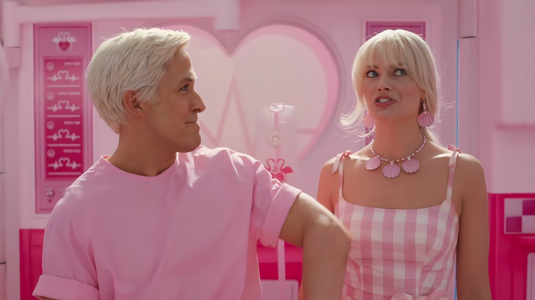 Ryan Gosling as Ken and Margot Robbie as Barbie in Barbie