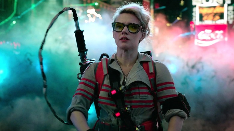 Jillian Holtzmann wearing proton pack