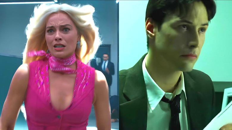 Barbie and Neo's office escapes