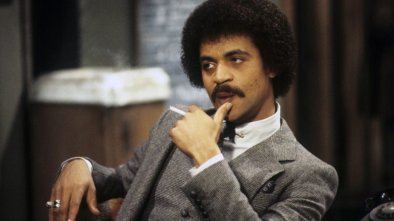 Ron Glass smoking