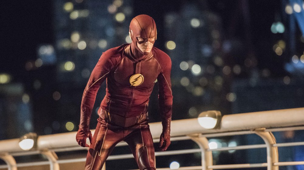 Grant Gustin as Barry Allen, AKA the Flash, in The Flash