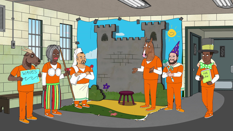 BoJack Horseman in prison on Bojack Horseman