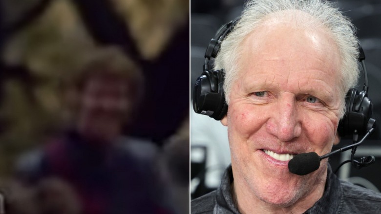 Bill Walton cheering the Ghostbusters