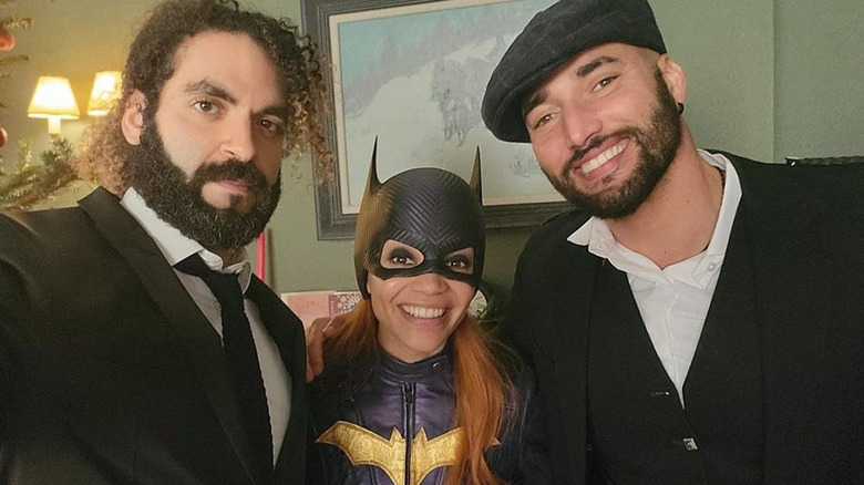 Arbi and Fallah behind the scenes with Batgirl 