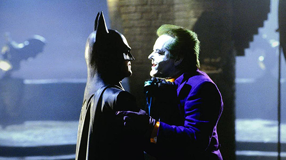 Batman confronting the Joker