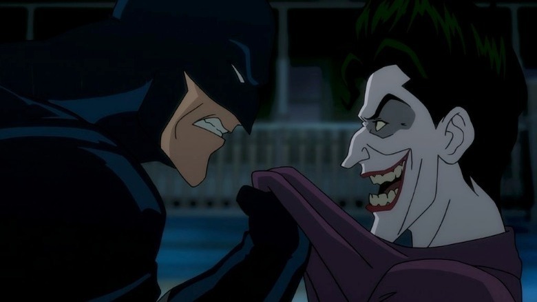 Batman grabs Joker Killing Joke