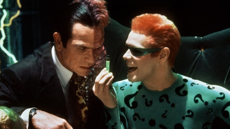 The Riddler and Two-Face working together