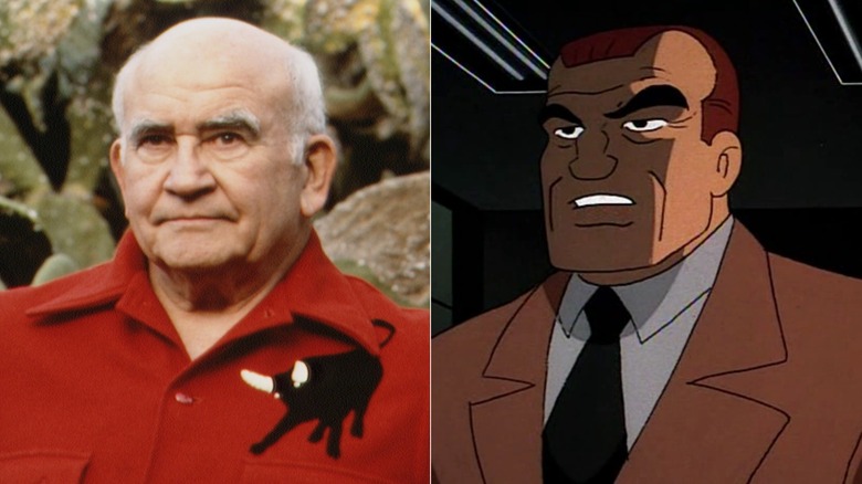 Ed Asner and Roland Daggett