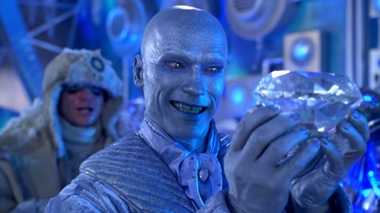 Mr. Freeze holding diamond