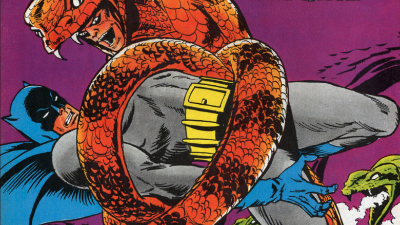 Copperhead squeezing Batman