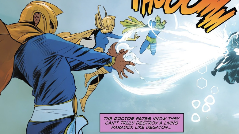 The Doctor Fate's take down Per Degaton