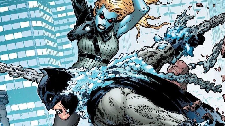 Mrs. Freeze attempts to kill Batman