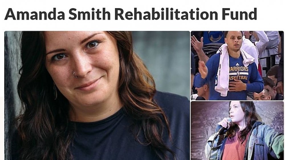 Screenshot of the Amanda Smith Rehabilitation Fund's GoFundMe page