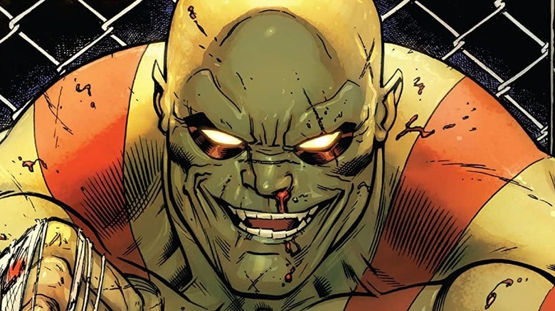 Drax the Destroyer smiling