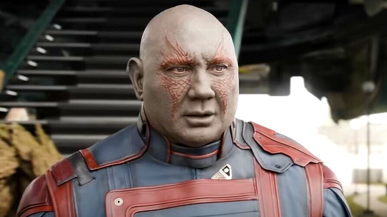 Drax in uniform