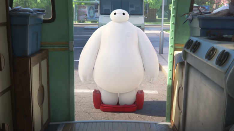 Baymax staring