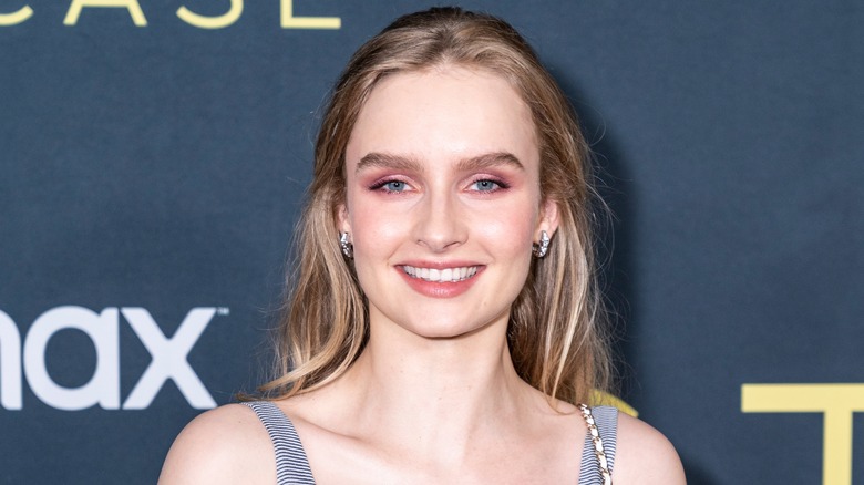 Olivia DeJonge smiling 