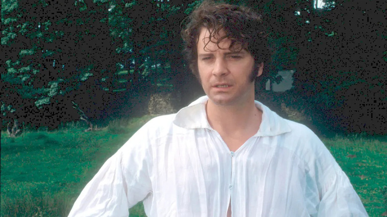 Mr. Darcy white shirt speaking