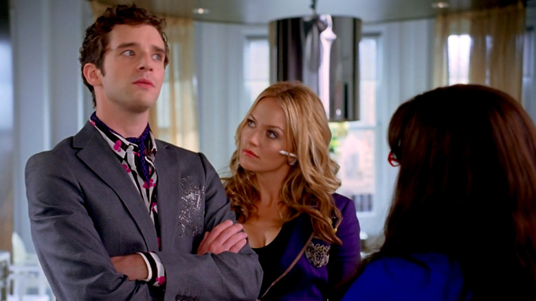 Michael Urie and Becki Newton on "Ugly Betty"