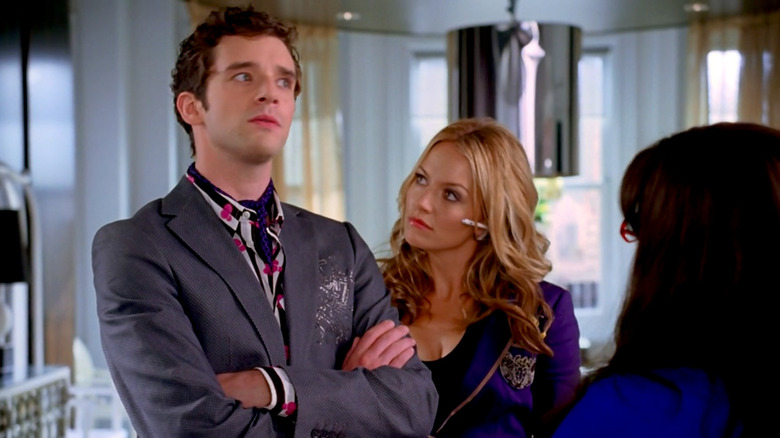 Michael Urie and Becki Newton on "Ugly Betty"