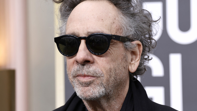 Tim Burton smiling