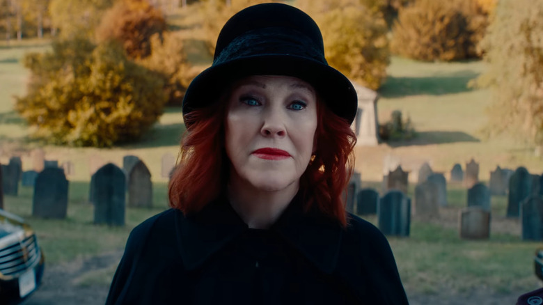 Catherine O'Hara wearing hat