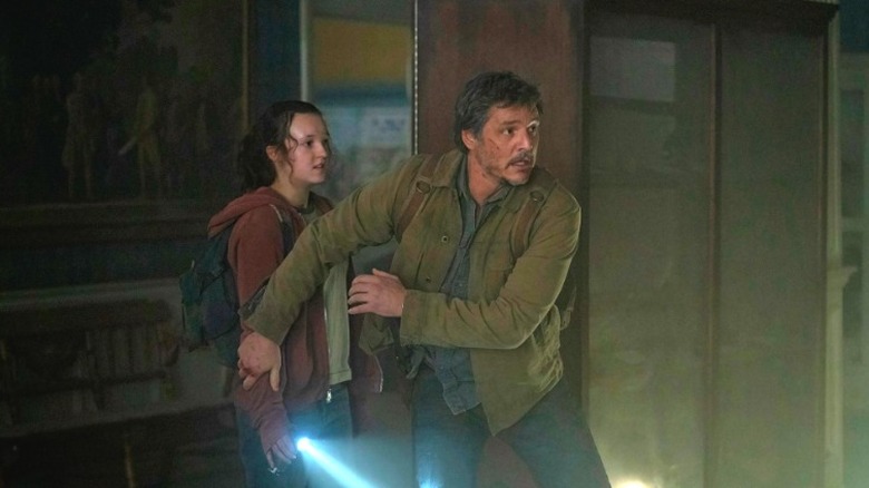 Bella Ramsey and Pedro Pascal being cautious