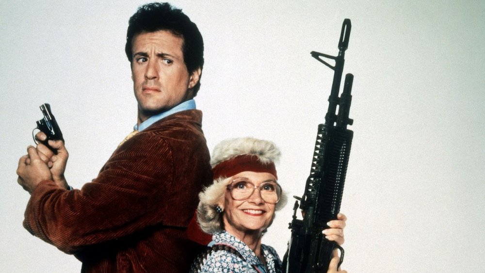 Sylvester Stallone and Estelle Getty in Stop or My Mom Will Shoot!