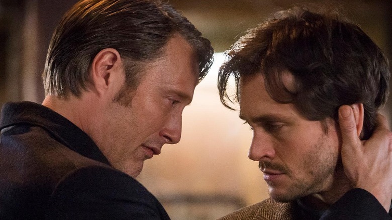 Hannibal and Will embracing