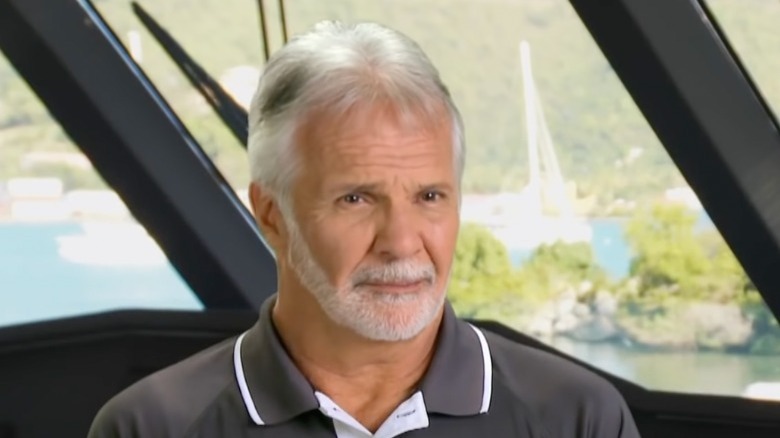 Captain Lee Rosbach on boat