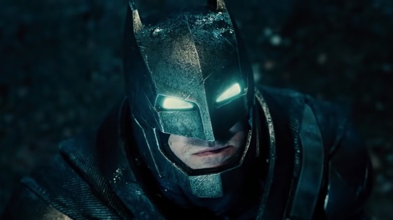 Batman wearing armor