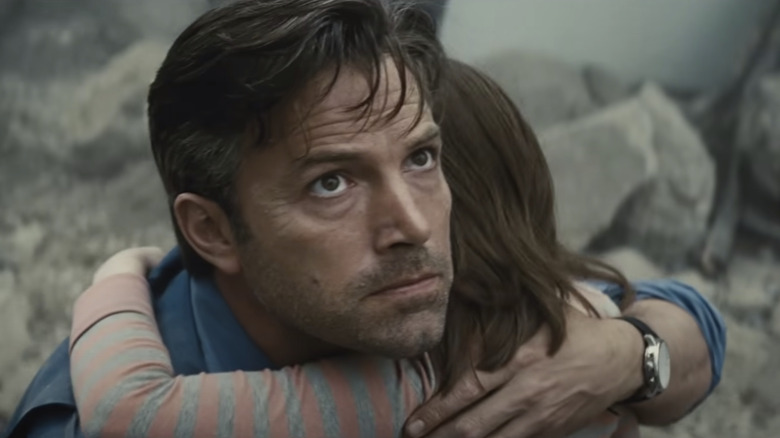 Bruce Wayne looking grim in Batman vs. Superman