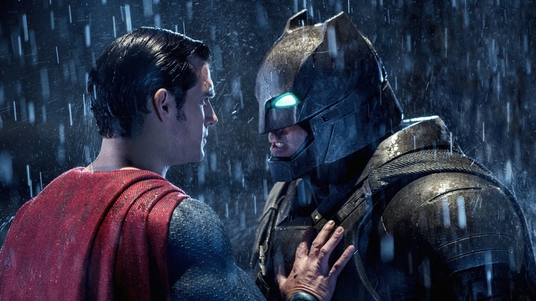 Superman speaking with Batman in Batman vs Superman