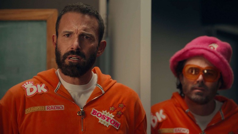 Ben Affleck and Casey Affleck in the Dunkin' Super Bowl 2025 ad