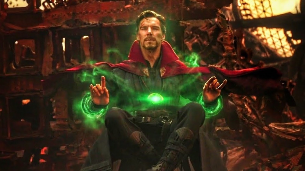 Doctor Strange meditating