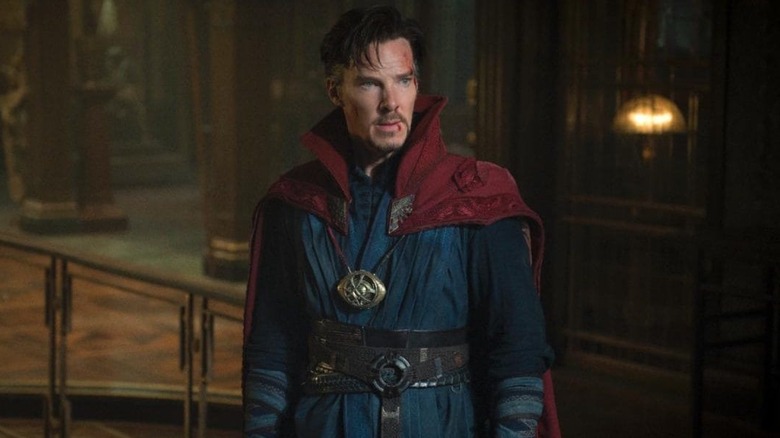 Doctor Strange looking on