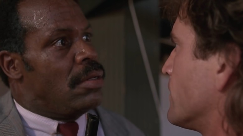 Riggs and Murtaugh arguing