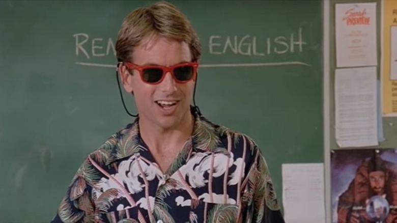 Mark Harmon wearing sunglasses 