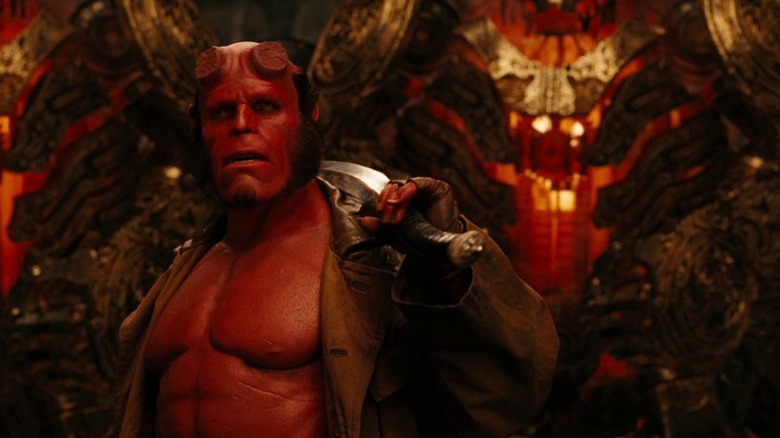 Hellboy with sword