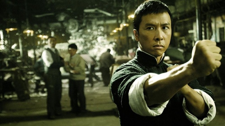 Donnie Yen prepares to fight