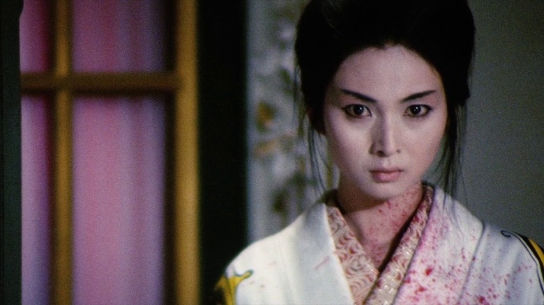 Meiko Kaji glaring