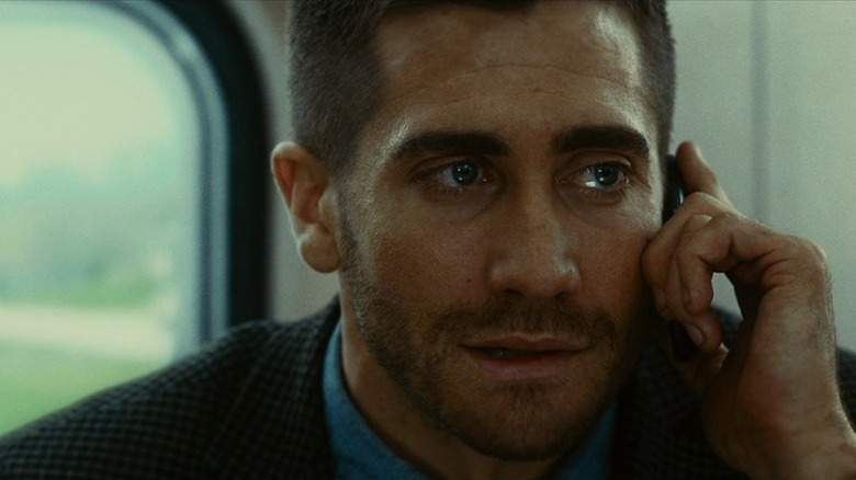 Jake Gyllenhaal talking on phone