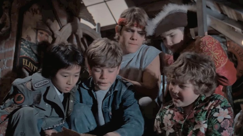 The Goonies explore