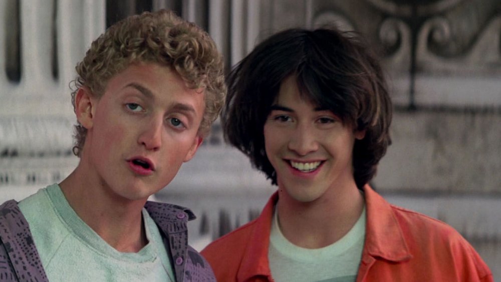 Alex Winter and Keanu Reeves in Bill and Ted's Excellent Adventure