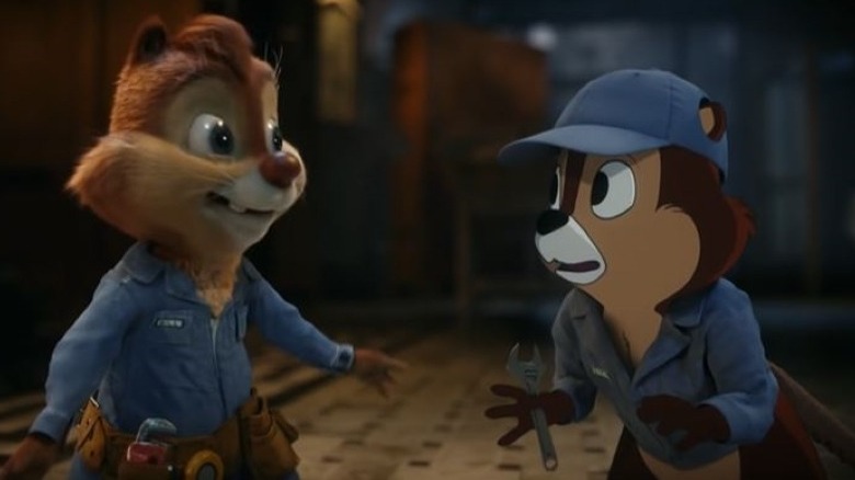 Chip and Dale speaking