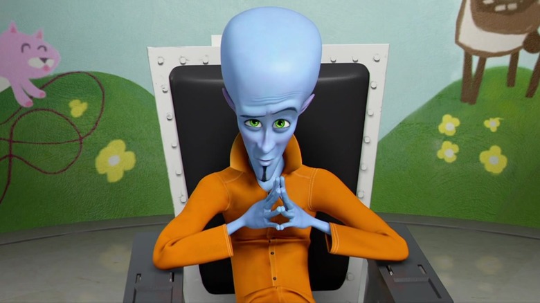 Megamind in prison jumpsuit